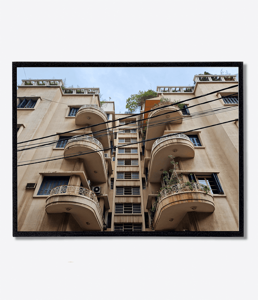 Curved Balconies by Nour Sinno –  Photography Print | Sawahood