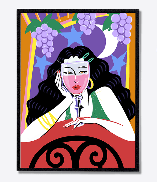 Lune d'été by Pamela Mansour – Poster Print | Sawahood