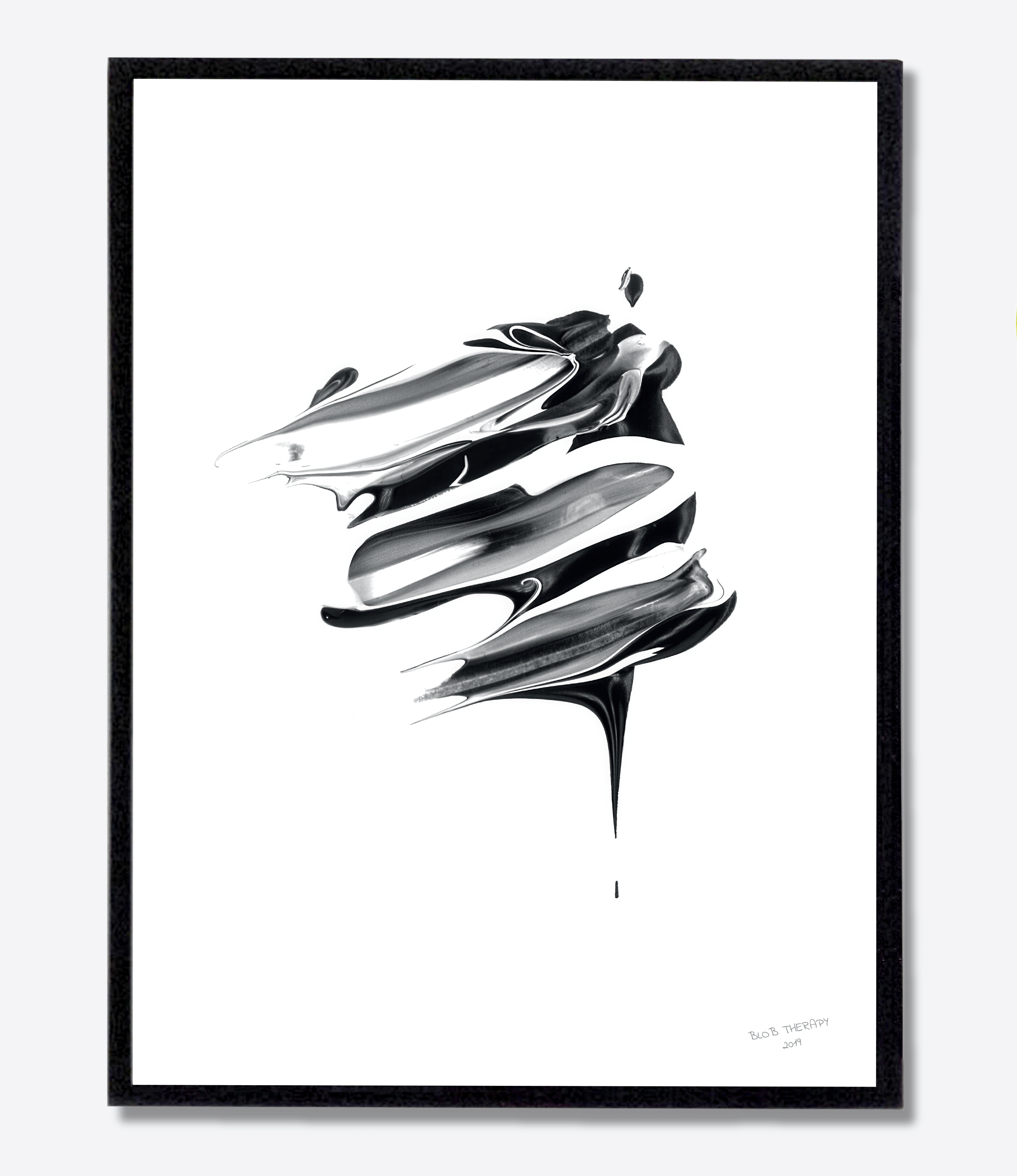 Confined Blob Art Print Sawahood Sawahood Confined blob art print sawahood sawahood
